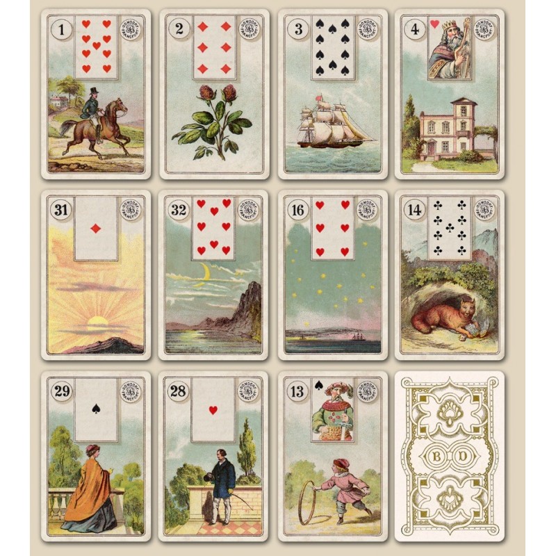 Dondorf Lenormand Playing Card Inserts