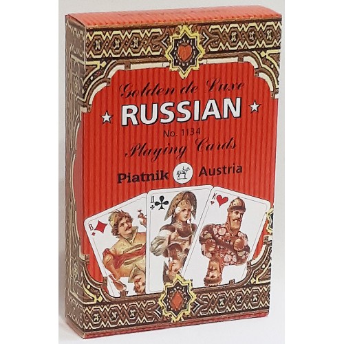 Игральные карты Золотая Россия (55 листов)