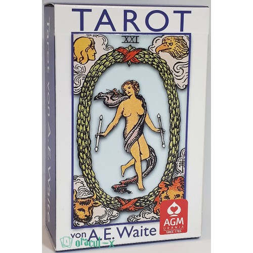Tarot Waite Blau Pocket
